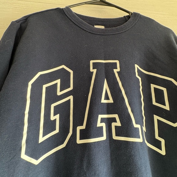 GAP Men's Navy Crewneck Sweater - Picture 2 of 5